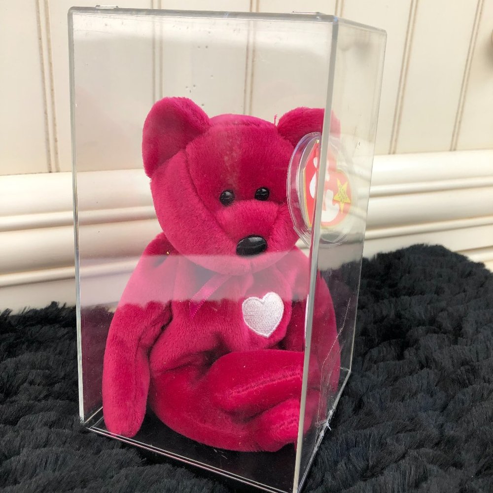 TY Valentina Beanie Baby TAG ERRORS 1998/99 w Hologram Retired - Rare